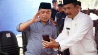Agar Terjangkau Jaringan Telkomsel, Al Haris Laounching Repeater GSM di Desa Muara Hemat