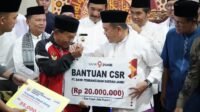 Melalui Safari Ramadhan, Gubernur Al Haris Salurkan CSR Rp 210.000.000 Juta Guna Bangun Masjid di Kerinci