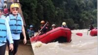 Plt Kejati Jambi Jajal Arungi Jeram Geopark Merangin