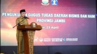 Al Haris Kukuhkan Gugus Tugas Bisnis dan HAM Provinsi Jambi