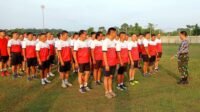 Agar Tugas Pokok Berjalan Lancar, Kodim 0420/Sarko Cek Kesegaran Jasmani Prajurit