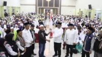 Sekda Sudirman Sambut Kepulangan 446 Jemaah Haji Jambi Kloter 25 Asal Tanjabbar, Tanjabtim, Muaro Jambi, Kerinci