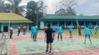 Meriahkan HUT RI ke 79, Kodim 0420/Sarko Buka Turnamen Bola Voly