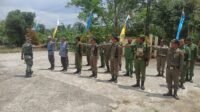 TNI Beri Pelatihan Baris Berbaris ke SatLinmas