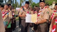 Dandim 0420/Sarko Beri Penghargaan ke Anggota Pramuka Berprestasi