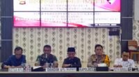 Dandim 0420/Sarko Ikuti Rapat Koordinasi Persamaan Persepsi STTP Kampanye