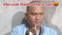 Diduga Tim RH, Lelaki Berinisial CCP Tertangkap Tangan Rusak Baliho Haris – Sani