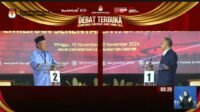 Abdullah Sani Tampil Santai dan Berkarisma di Debat Cawagub 2024, Sementara Sudirman Tampak Tegang