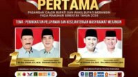 KPU Merangin Gelar Debat Kandidat Calon Bupati Dan Wakil Bupati Merangin