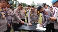 Antisipasi Penyalahgunaan, Polres Merangin Cek Kelengkapan Senpi Anggota