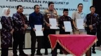 Bawaslu Merangin MoU Bersama Kapolres, Kominfo, Kesbangpol, Terkait Sosialisasi Pengawasan Partisipatif
