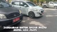 Puluhan Mobnas OPD Dan Kabid Pemkab Merangin Ketauan Tak Bayar Pajak