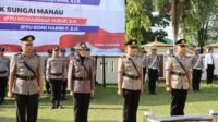 Polres Merangin Sertijab Wakapolres dan Kapolsek Sungai Manau