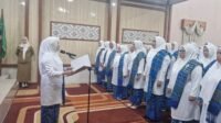 Hesti Haris Lantik Pengurus Daerah BKMT Kabupaten Muaro Jambi