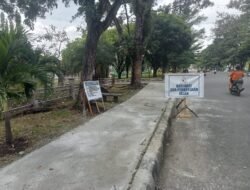 Proyek Peningkatan Trotoar Komplek Exs Perkantoran Bupati  Hamburkan Uang Negara