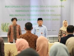 Pemprov Jambi Gelar Pertemuan Monev PPM, Bahas Intervensi TB–HIV Bersama Pemangku Kepentingan