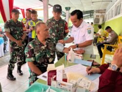Pringati Hari Juang TNI AD, Kodim 0420/Sarko Gelar Bhakti Kesehatan Secara Gratis