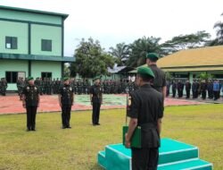 Pringati Hari Juang TNI AD, Kodim 0420/Sarko Gelar Upacara