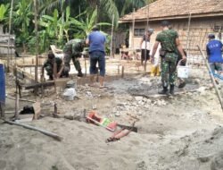 Sinergi Bersama Masyarakat, TNI Bangun Rumah Warga