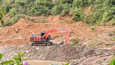 Demi Aktivitas PETI Ilegal, Sekdes Belah Jalur Sungai Sungai Tabir