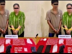Edar Narkoba, Lelaki Dari Bukit Peranginan Bersama Rekan Wanita Asal Gurun Tuo Ditangkap