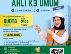Kemennaker Buka Lagi Pembinaan K3 Gratis untuk 2.100 Peserta