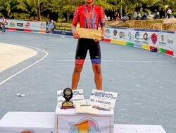 Provinsi Jambi Bergema di Venue Internasional Pada Ajang Speed Skating Competion Berkat Shaka