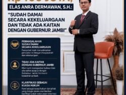 Persoalan Korban Tertipu Rp 400 Juta Tidak Ada Kaitan Dengan Gubernur Jambi Al Haris