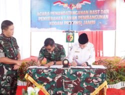 Gubernur Al Haris Hibahkan Sebanyak 13,408 ha Lahan Guna Pembangunan KODAM Provinsi Jambi