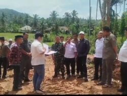 Bupat M.Syukur Tinjau Arena MTQ ke-52 Tingkat Kabupaten Merangin di Desa Bukit Batu