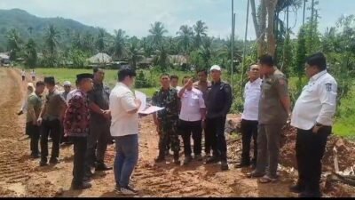 Bupat M.Syukur Tinjau Arena MTQ ke-52 Tingkat Kabupaten Merangin di Desa Bukit Batu