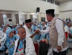 Wagub Sani Bepesan Agar JCH BTH 20 444 Sempurnakan Rukun Haji, dan  Doakan Provinsi Jambi Agar Lebih Baik dari Tanah Suci