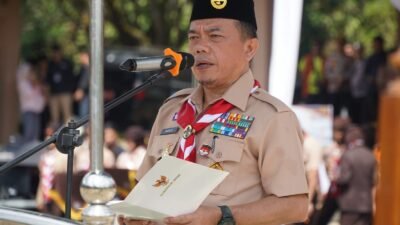 Buka Jambore Daerah Pramuka Jambi, Gubernur Al Haris: Sebagai Wadah Mengasah Wawasan, Kepemimpinan dan Kemandirian