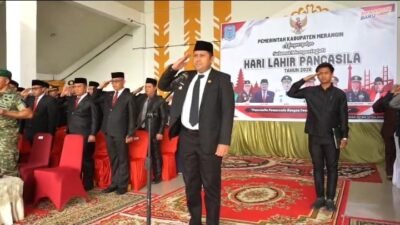 Pringati Hari Lahir Pancasila, Bupati M. Syukur Ingatkan Disiplin ASN