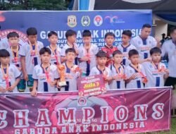 Bupati M. Syukur Cukup di Buat Bangga SSB Batang Merangin Raih Juara 3 Seri Nasional