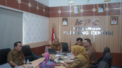 Sikapi Masalah PPPK dan Belanja Pegawai, Sekda Ikuti Raker Bersama Komisi II DPR RI via Zoom