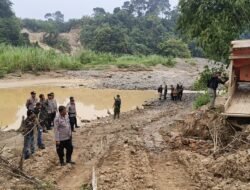 Tambang Ilegal Dikawasan Geopark Merangin di Sisir Aparat Gabungan