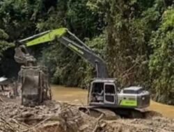 Warga Pinta Polisi Tangkap Tekun, Tiga Alat Beratnya Obrak Abrik ALam Tambang Besi Guna Jarah Emas Secara Ilegal