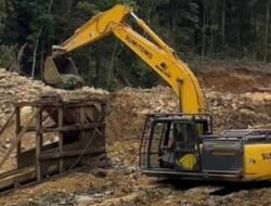 Akses Menuju Air Terjun 7 Bidari Desa Talentam Nyaris Lumpuh di Jarah Tambang Ilegal Milik Mantan Kepsek