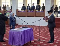 Wabup Khafidh Hadiri Pelantikan PAW Anggota DPRD Merangin Wilke Efrilla