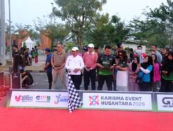 Wagub Sani Buka Jalan Sehat Meriahkan HUT RI ke 81, 500 Peserta Turut Meriahkan Fun Run