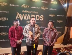 Stunting Turun Drastis, Bupati M Syukur Raih Penghargaan detikSumatera Awards 2026