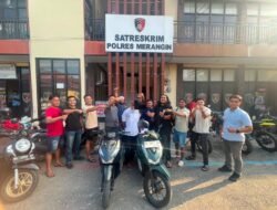 Gasak Motor Saat Pawai Kemerdekaan, Seorang Pemuda Tak Berkutik di Tangkap Polisi