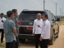 Usai Sosialisasi Bahanya Narkoba dan Perundungan, Al Haris Tinjau Lokasi Pembangunan Sekolah Rakyat