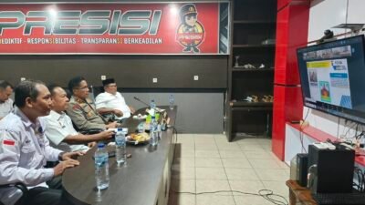 A. Khafidh Hadiri Vidcon Sosialisasi Assessment Center Polri