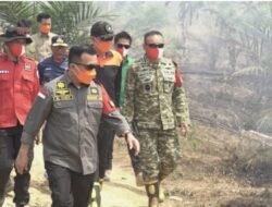 Gubernur Al Haris Pantau Kebakaran Taman Hutan Raya, Dua Waterbombing Diterjunkan