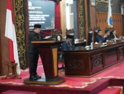 Gubernur Al Haris Hadiri Sidang Paripurna Penandatanganan Nota Kesepakatan Ranperda Perubahan APBD 2026
