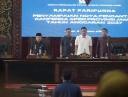 Sampaikan Nota Keuangan RAPBD 2027, Al Haris Berpesan ke OPD: Fokus, Efektif, Efisien dan Berdampak