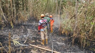 Masih Menyala Pasca Terbakar, Tim Gabungan TNI, Polri, BPBD, Damkar Kembali Keroyok Api