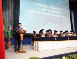 Hadiri Wisuda XLIV Poltek STIA LAN Bandung, Al Haris: Alumni Harus Memberikan yang Terbaik untuk Bangsa